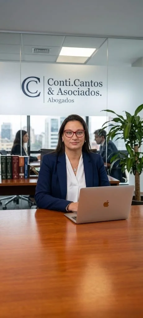Celeste Cantos Fernández, Socia del estudio Conti-Cantos y Asociados